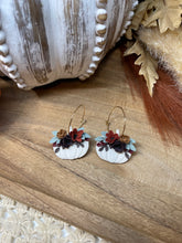 Load image into Gallery viewer, Pumpkin Floral Hoops
