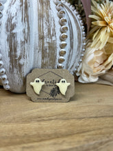 Load image into Gallery viewer, Glow in the Dark Ghost Studs
