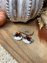 Load image into Gallery viewer, Pumpkin Floral Hoops
