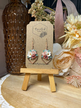 Load image into Gallery viewer, Rose Gold Floral Teardrops
