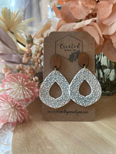 Load image into Gallery viewer, Glazed Floral Dangles
