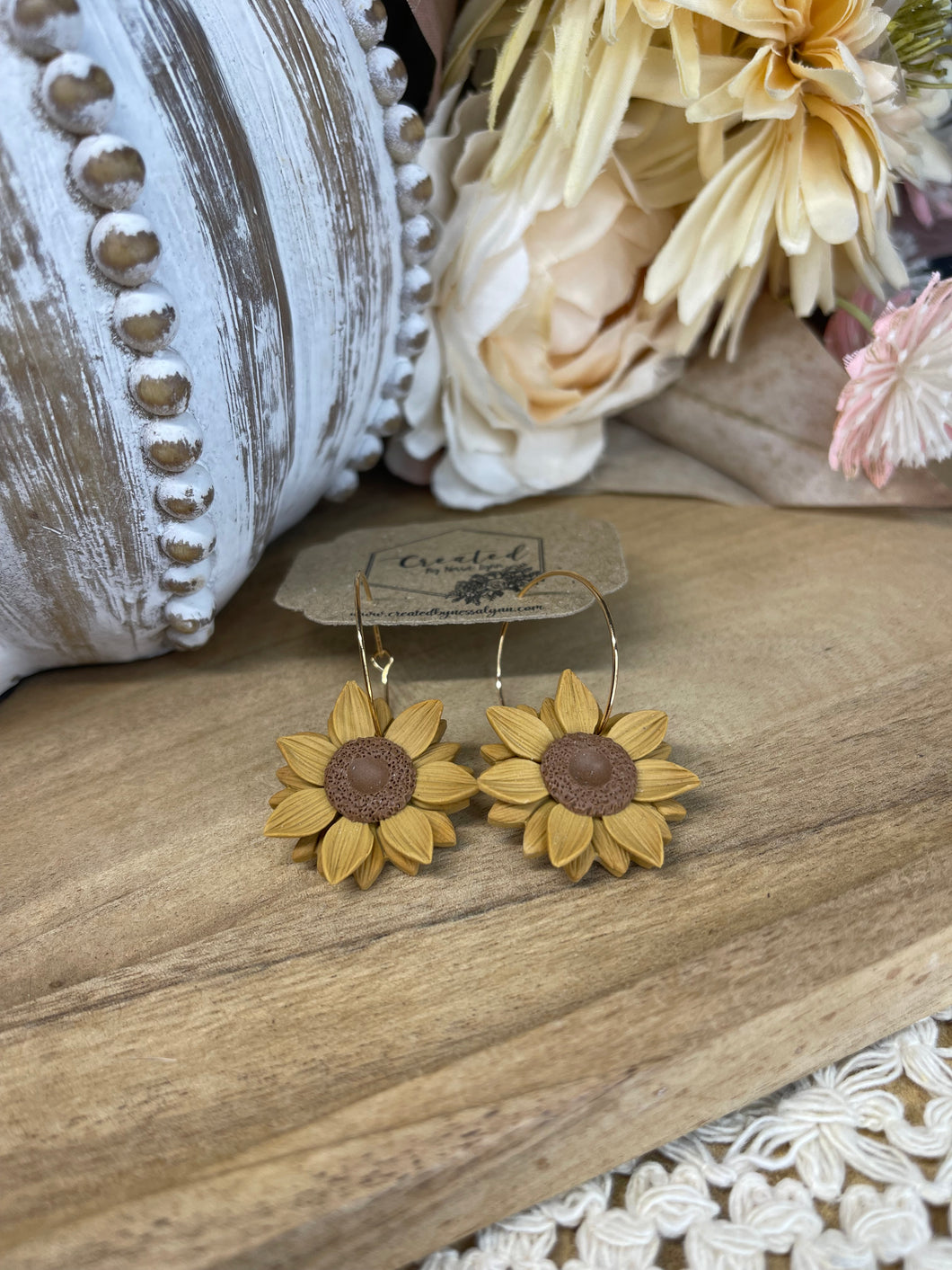 Sunflower Hoops