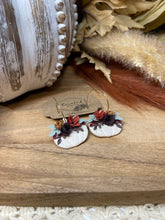 Load image into Gallery viewer, Pumpkin Floral Hoops
