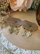 Load image into Gallery viewer, Mini Cactus Hoops
