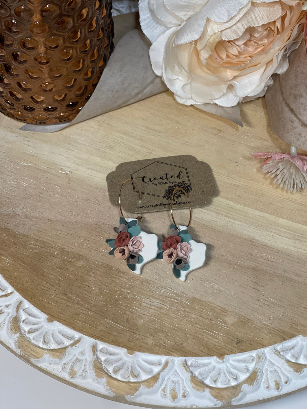 Neutral TX Floral Hoops