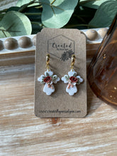 Load image into Gallery viewer, Floral Cross Dangles
