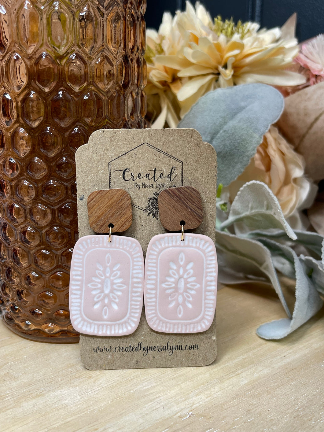 Grouted Tiles (Pale Pink)