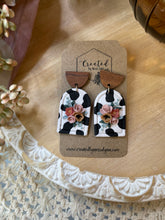 Load image into Gallery viewer, Cow print Dangles
