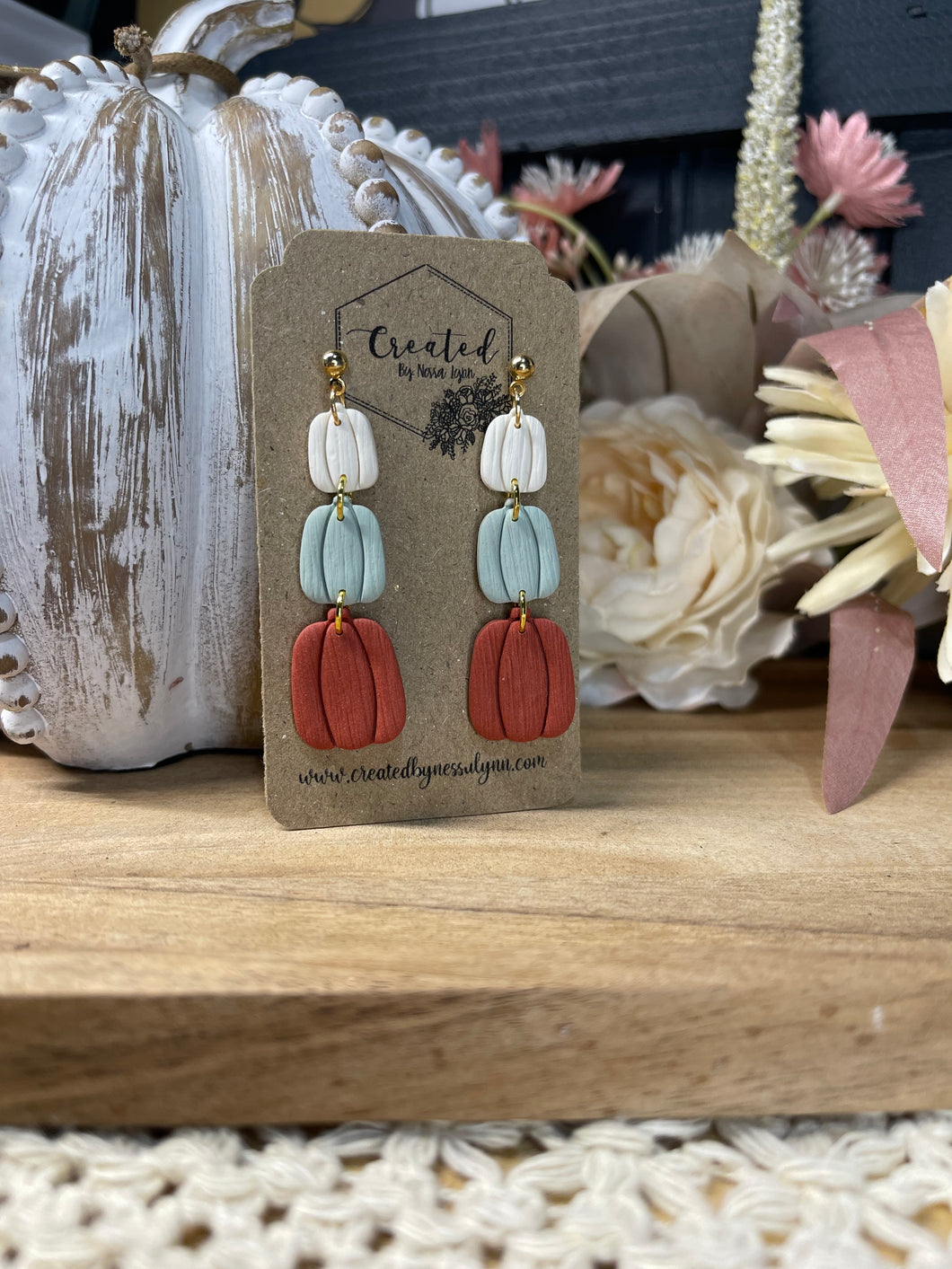 Pumpkin Stack Dangles