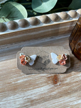 Load image into Gallery viewer, Floral Butterfly Studs
